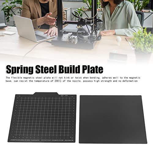 Плоча за градење на челик, лесен за отстранување на 3Д печатач со голема јачина на пролет, магнетна не -деформација со лепило за жариште