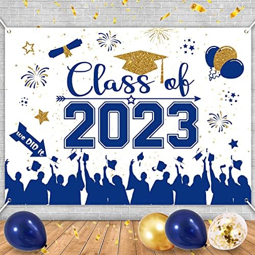 Банер За Дипломирање во 2023 година, 70 х 42 Класа На Зелени Банери За Дипломирање Од 2023 Година Банер За Дипломирање Од Полиестерска