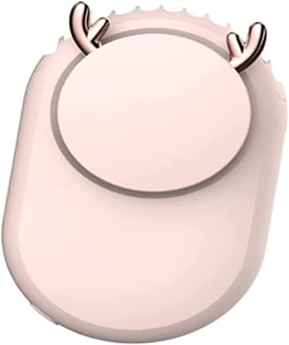 FUNNYBSG Виси За Мрзливи Вратот ДИЗАЈН USB Вентилатор Креативни Отворено Вратот Електрични Розова Студент Жени Мини Полнење Преносни