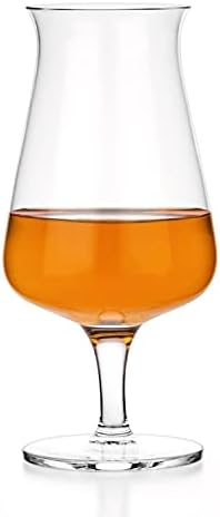 Луксбе-Виски Бурбон Кристални Очила Кодош, Сет од 2-Големи Рачно Изработени-Одлично За Пијалоци Пијалоци - Ракија Коњак Скоч-8,5 мл-250мл