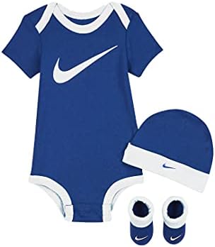 Nike Baby Boys BodySuit, капа и чизми 3 парчиња