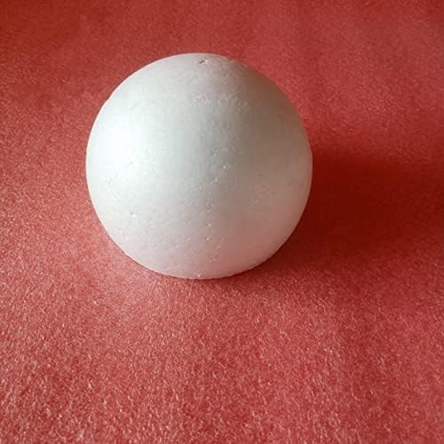 Welliestr 2pcs рамен задникот тркалезна форма на топки од стиропор од торта - сфера на стиропор, пустинска топка од пена, големи топчиња