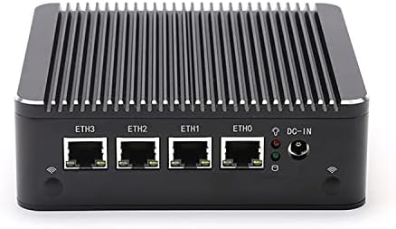 Hunsn Микро Заштитен Ѕид Апарат, VPN, РУТЕР КОМПЈУТЕР, Интел Celeron J4125, RS34g, AES-NI, 4 x Intel 2.5 GbE I225-V LAN, 2 x USB3.