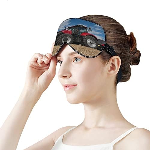 Tillage трактор за спиење за слепите маски за очила за очила за очите со прилагодлива лента за жени мажи ноќ