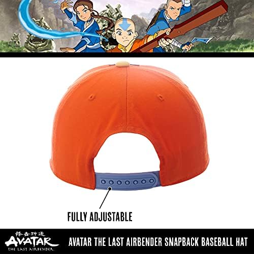 Концепт Еден аватар Последниот Airbender Arrow Mark Mark Cotton Pate Прилагодлив безбол капа со заоблен оброк, мулти, една големина
