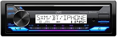 JVC KD-T92MBS Во-Цртичка Морски Брод Bluetooth Радио USB Цд Приемник Пакет Комбо со 2 Пара Запишување Бела 6.5 2-Насочен Брод Стерео