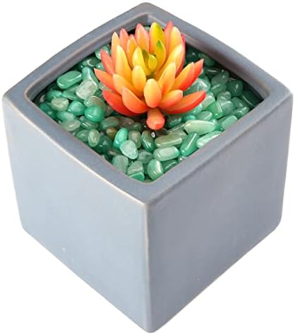 Вејбер декоративни кристални камења, 1 lb/460g неправилен кварц зелен камче од камшир за декорација на резервоарот за аквариумски желки/сукулентен