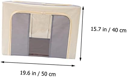Кабилок 1 парче Јасни Кеси За Складирање Торби За Складирање Облека Јасни Кеси За Складирање Со Патент Преклопливи Плакари Торба