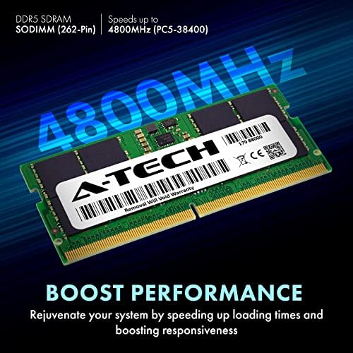 A-Tech 32 GB RAM меморија компатибилен за ASUS ROG Zephyrus G14 Gaming Laptop | DDR5 4800MHz PC5-38400 SODIMM 2RX8 1.1V 262-PIN