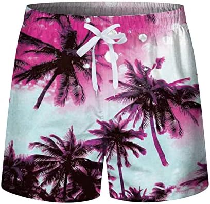 Саксиголски шорцеви за мажи Хавајски летни панталони за плажа 2023 Случајни брзи суви пливање стебла за влечење модни печати со џемпери