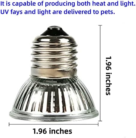 Telor 25W Watt UVA+UVB сијалица, светилки за топлинска ламба | Греење и осветлување за влекачи и водоземци, влекачи од желка