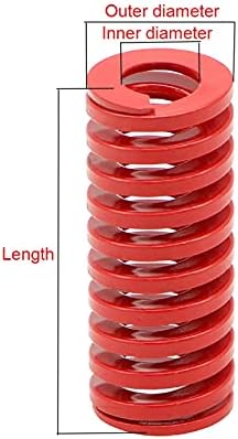 AHEGAS SPRINGS RED MIDALOPAD COMPRESS COMPRESS SPRING SPREATED MOLD SPRING ATERED DIAMETER 20мм X Внатрешен дијаметар 10мм x Должина 25-150мм