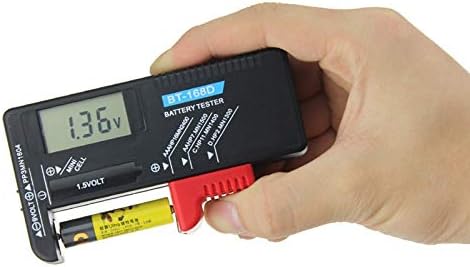 NLXTXQC 1PCS Дијагностичка алатка за дигитална батерија Дијагностичка алатка за тестер на батерија Проверете го копчето за ќелии Универзален тестер