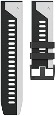 Bdnjn 22 26mm шарени ленти за часовници за часовници за Garmin Fenix ​​7 7x Silicone EasyFit Watch Watch Band