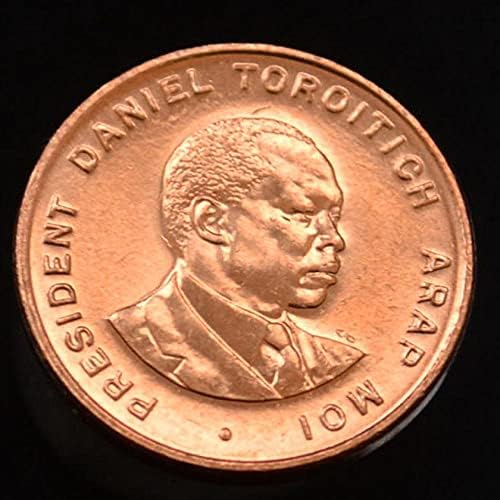 Кенија Монети 10 Поени 1995 Карактер Нова Африканска Монета Бакар 16,6 мм Мал Дијаметар