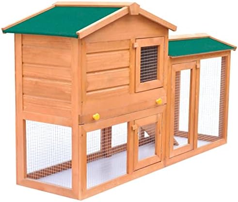 Фросаб на отворено голема мала куќа за животни, миленичиња кафез дрво, куќа за кученца од маче