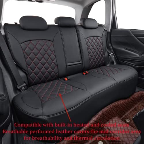CoverDream Casue Seat Covers компатибилни со Select Subaru Outback 2015 2017 2018 2019 Модели - Leatherette