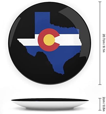 Знаме на Колорадо знаме Тексас ОДГОВОР ПЕНТИРАНА КИНА Кинеска декоративна плоча занаетчиски плочи занаетчиски за занаети за домашна