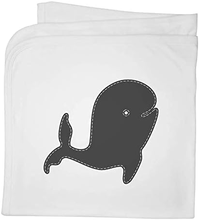 Azeeda 'Зашиен кит' памучно бебе ќебе/шал