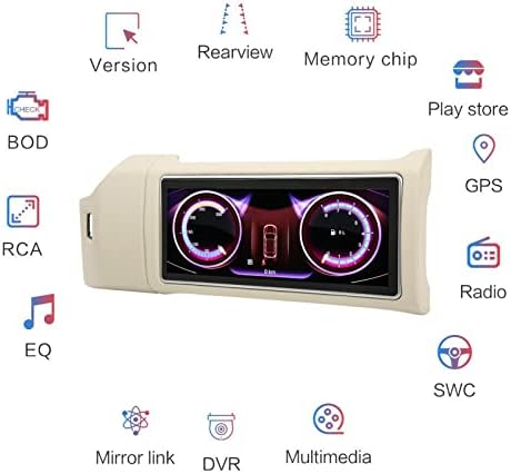 Мултимедијален Автомобил Аудио, 12.3 Во Автомобил Стерео Радио за 10 Безжичен Карплеј Автоматска Гпс Навигација Замена За Опсегverер