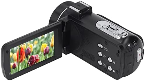 Дигитална Камера, 4k Ултра HD Видео Камера Камера, 18x Дигитален Зум 48mp WiFi Камера За Влогирање со 3 Инчен IPS Екран На Допир, 1080p