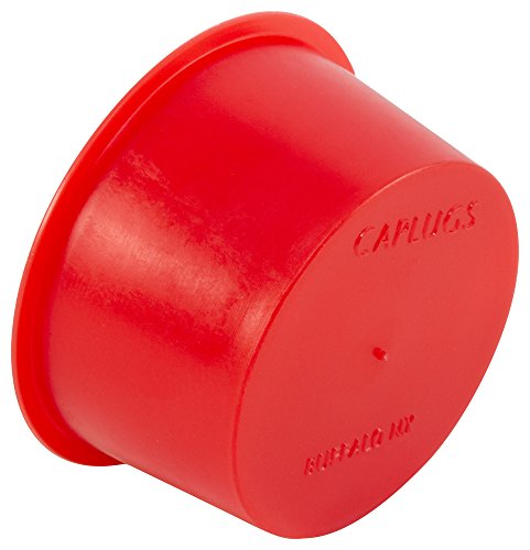 Caplugs 99190737 Пластично засилено капаче и приклучок. T-220, PE-LD, CAP OD 1.913 приклучок ID 2.132, црвена боја