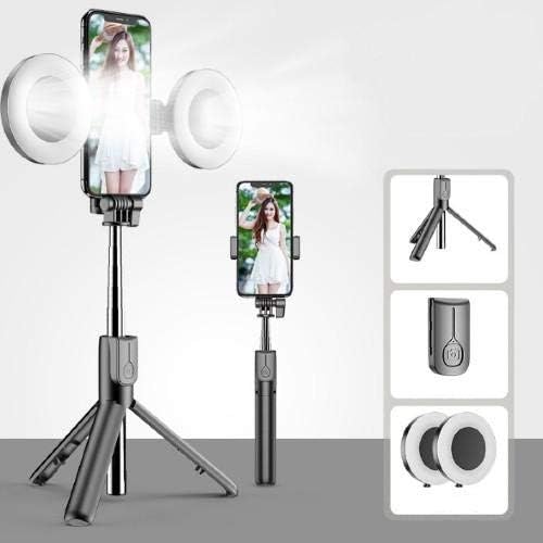 Штанд на Boxwave и монтирање компатибилен со Google Pixel 3A XL - SelfiePod на Rinllight, Selfie Stick Extendable Arm со прстенеста