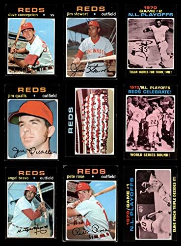1971 Topps Cincinnati Reds Team постави Синсинати црвени екс+ црвени