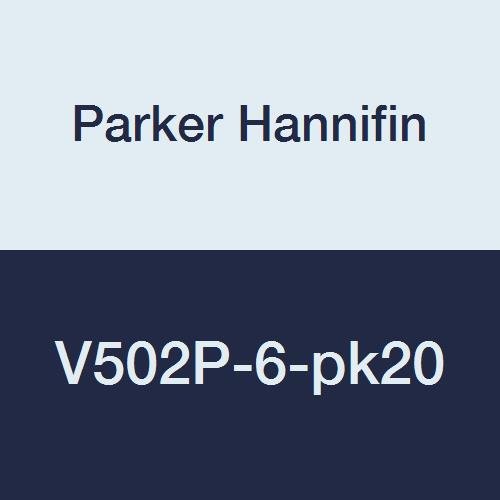 Паркер ХАНИФИН V502P-6-pk20 Индустриски Топчест Вентил, Тефлонски Печат, Монтирање На Панели, 600 psi, 3/8 Женска Нишка x 3/8 Женска