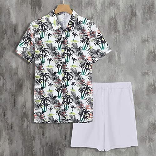 Bmisegm летен маж фустан кошула Менс летен моден рекреација на лежење Хаваи за време
