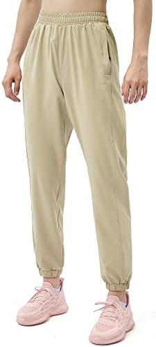 Pantsенски панталони за џогирање на мело со џебови од патент - патека за влечење, панталона за брза суво лесна категорија -
