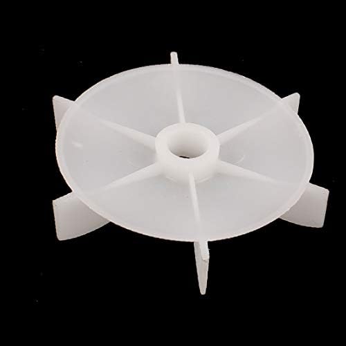 X-Ree 14mm d форма Внатрешна дупка Дија бела пластика 6 колонисти за ладење на вентилатор за ладење на вентилатор (14мм Д форма Внатрешна
