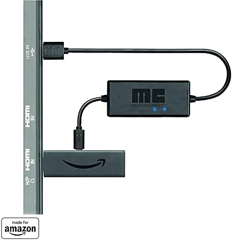 Огнен ТВ стап 4K есенцијал пакет со далечински обвивка и USB кабел за напојување