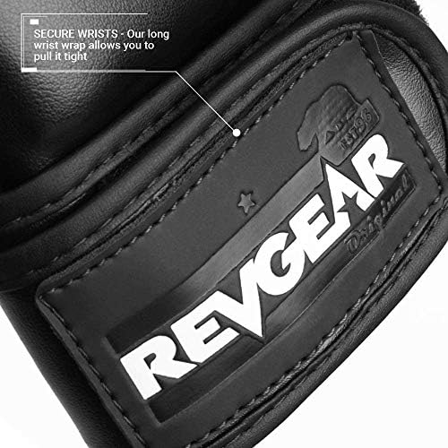 Revgear Pinnacle MMA нараквици | Класичен дизајн на ракавици на ММА Спаринг | Подлога за мулти -слој од пена над колена | Заштита