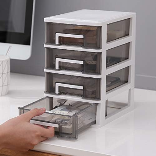 Кутија за складирање на бирото за чување на бирото со 4-слој, кутија за складирање на бирото, пластична мулти-слојно решетка