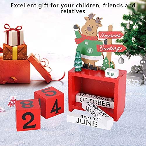 Календар За Одбројување На Божиќ plllaaoo, Календар за Доаѓање од 2 парчиња За Деца, 5,5 x 2,8 Во Украси За Божиќни Календари, Кутија За Изненадување,