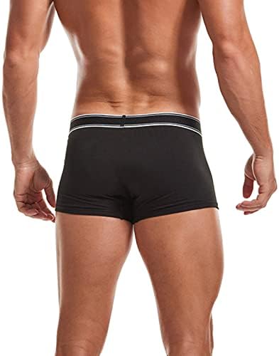 Менс боксер шорцеви машки модни долна облека плескаат секси возење по кратки кратки панталони боксери