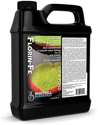 Brightwell Aquatics Florin Fe - Додаток на железо за црвена и зелена боја на езерцето водни растенија, 500 ml
