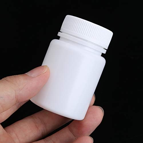 YiZYiF 10 парчиња Празни Пластични Шишиња Со Цврст Прав Ампули Со Апчиња Капсула Држач За Таблети Контејнер За Складирање За Хемиски Примерок