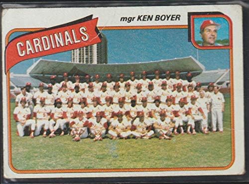 Тимот на Сент Луис Кардиналс; Кен Бојер 1980 Топпс - [база] #244