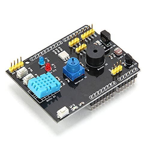 Адаптер за експанзија на сензорот за влажност на DHT11 LM35 за влажност на температурата за влажност на Arduino R3 RGB LED IR приемник