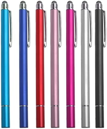 Пенкало за пенкало во Boxwave Compational со Verizon Ellipsis 7 - Dualtip капацитивен стилус, врв на врвот на влакно врвот капацитивно