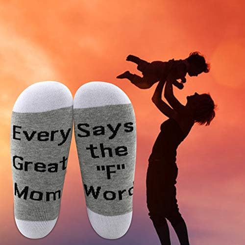 ЛЕВЛО Нова Мајка Подароци Мајки Ден Чорапи Секоја Голема Мајка Вели Дека Зборот Чорапи Мајка Роденден Подарок