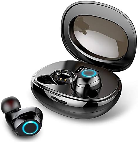 Безжичен ушен уш, Bluetooth 5.1 Слушалки мини Bluetooth Earbud со HD Mic, Bluetooth слушалки во уво со USB C за полнење, IP7 водоотпорни безжични