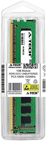 А-Технологија 1gb Замена ЗА HP 500208-061-DDR3 1333MHz PC3 - 10600 ECC Unbuffered UDIMM 1rx8 1.5 v - Еден Сервер Меморија Ram Меморија