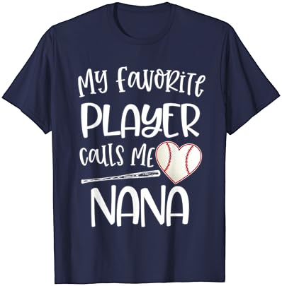 Бејзбол мојот омилен играч ме нарекува маица за баба на Нана Греми