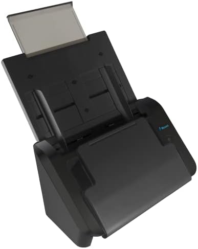 Оригинален скенер за документи на Равен - огромен екран на допир, фидер во дуплекс во боја, безжично скенирање до облак, WiFi, етернет,