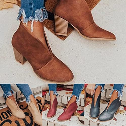 Чизми за глуждот за жени со ниски потпетици чизми за кратки глуждови против исечени чизми кои не се лизгаат во борбени женски чевли западни