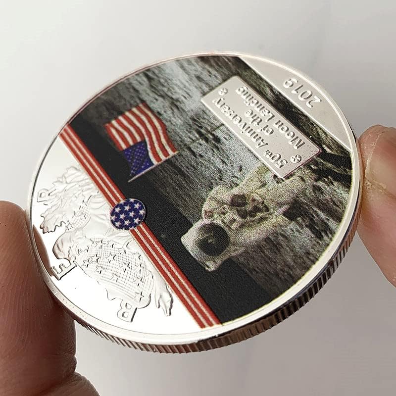 2019 Американска Статуа На Слободата Боја Сребрена Позлатена Комеморативна Монета Колекција Монета Воздушна Занаетчиска Монета