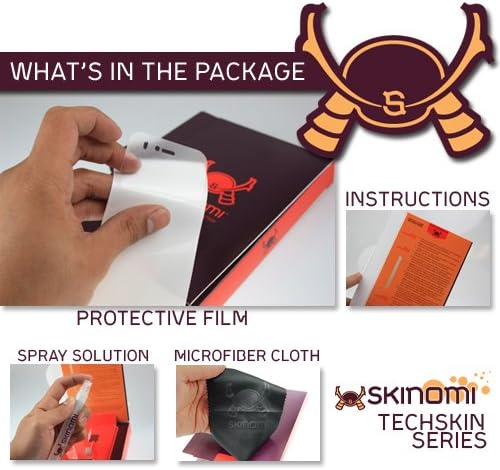 Заштитник на кожата на кожата на целото тело, компатибилен со HP Slatebook 10 x2 Techskin Комплетна покриеност јасен HD филм
